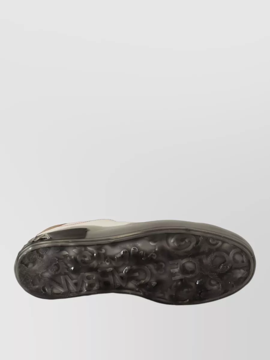 Dolce&Gabbana Leather Low-Top Sneakers