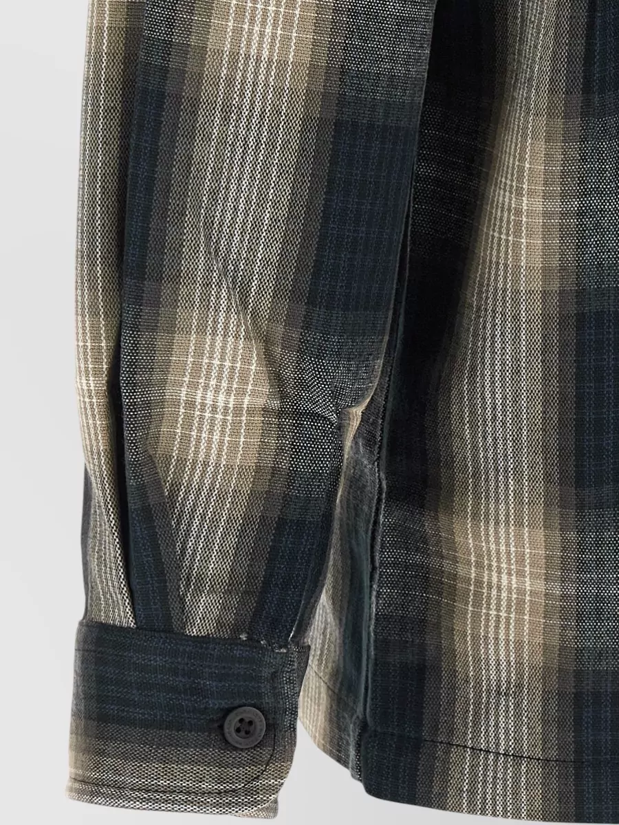 Carhartt Wip Harlin Check Shirt Button Down Collar