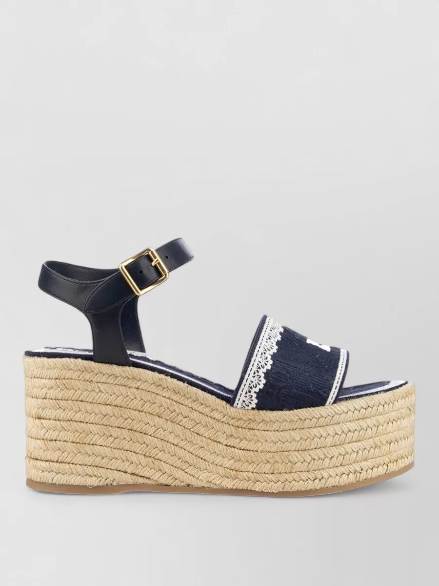 Christian Dior canvas sandals