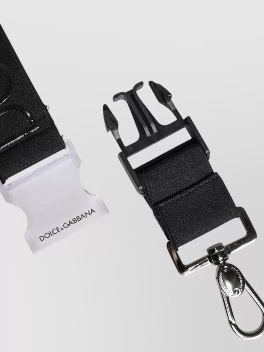 Dolce&Gabbana Rubberised Logo Keychain