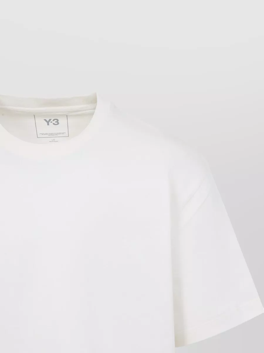 Y3 Regular Fit Crew Neck Short Sleeve T-Shirt