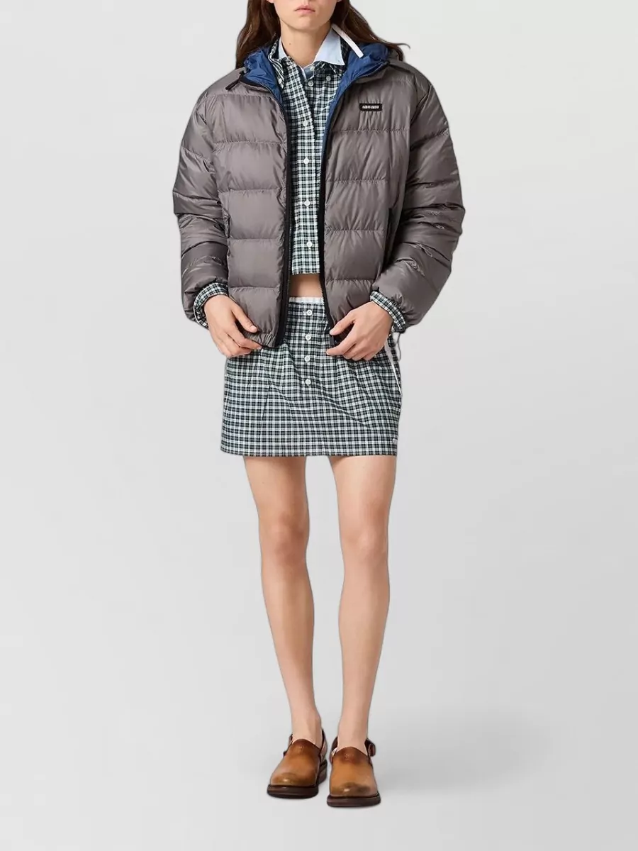 Miu Miu Down Hooded Jacket
