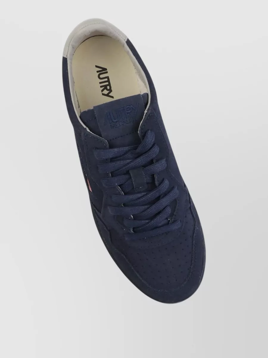 Autry Suede Lace-Up Sneakers