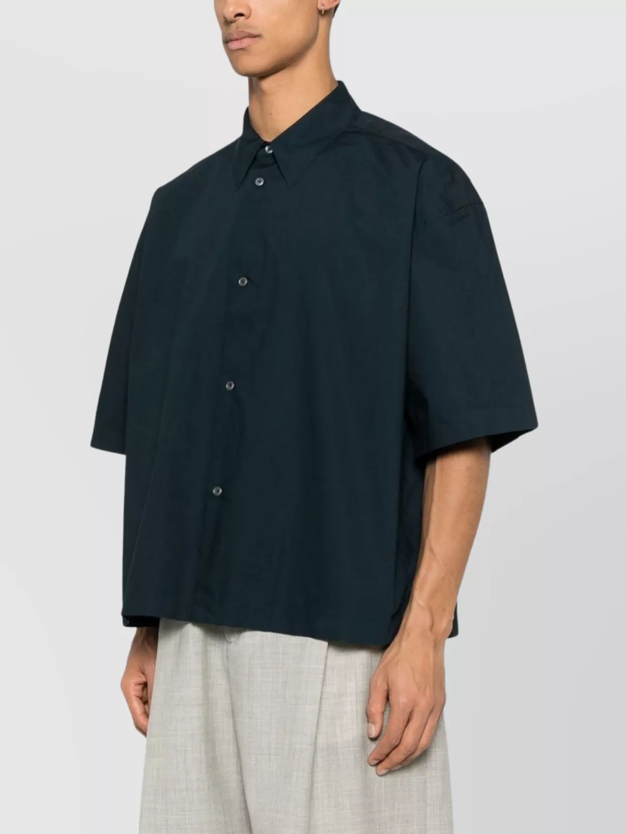 Studio Nicholson Button-Down Collar Shirt With Chest Pocket