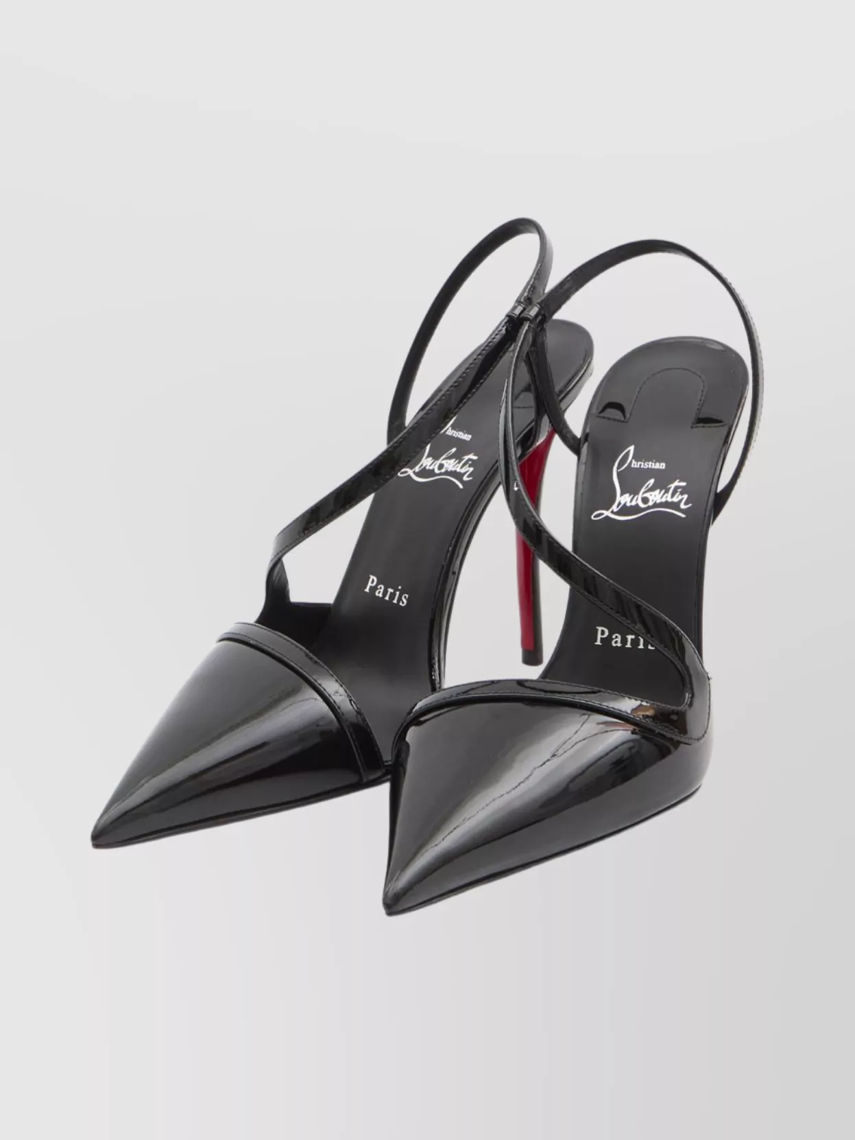 Christian Louboutin Slingback Stiletto Pumps Pointed Design