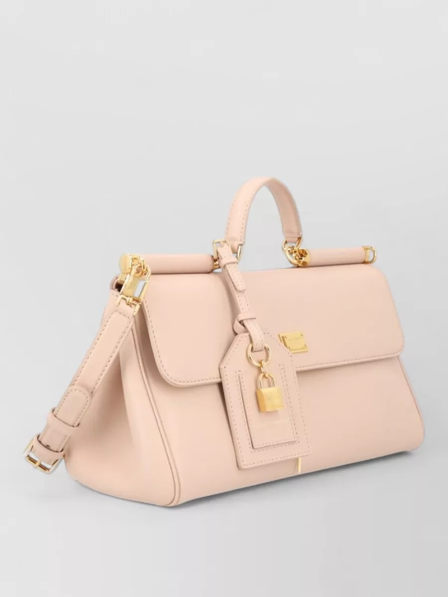 Dolce&Gabbana My Sicily Calf Leather Shoulder Bag