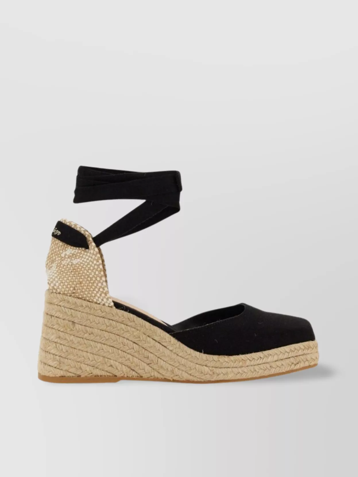 Castaã±er Tina Open Heel Peep Toe Wedge Espadrille
