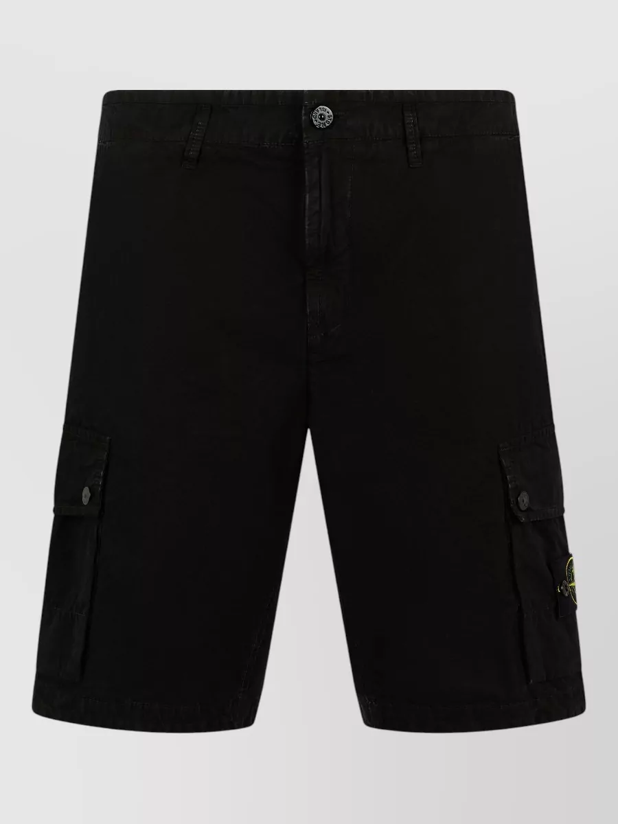 Stone Island Cotton Cargo Shorts