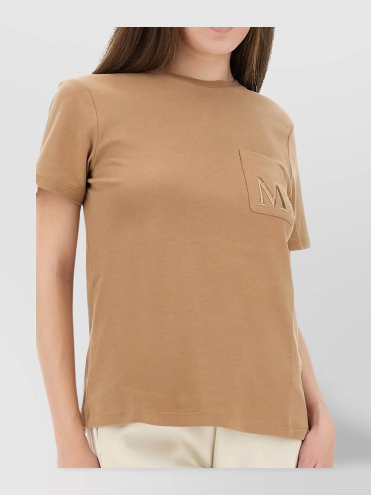 S Max Mara Regular Fit Short Sleeve Pocket T-Shirt