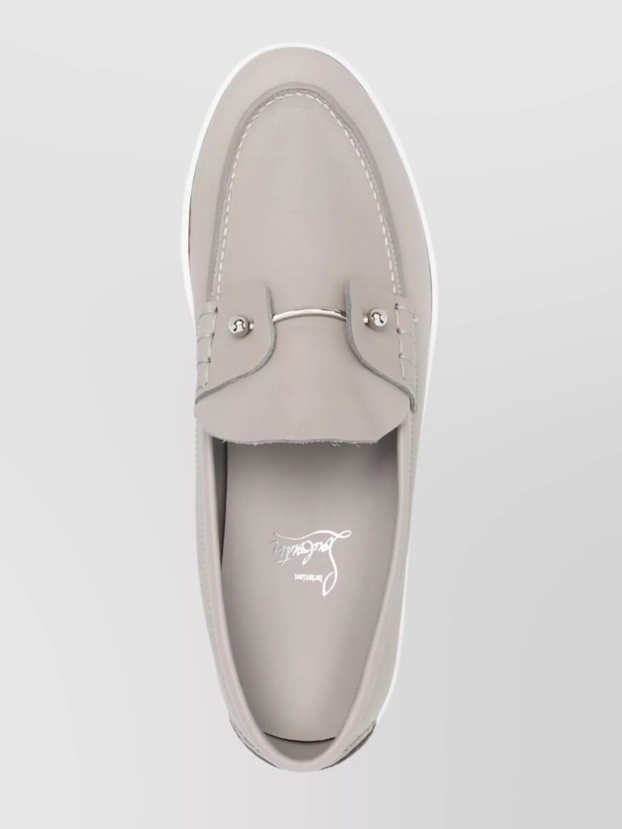 Christian Louboutin Loafers With Brushed Calf Leather