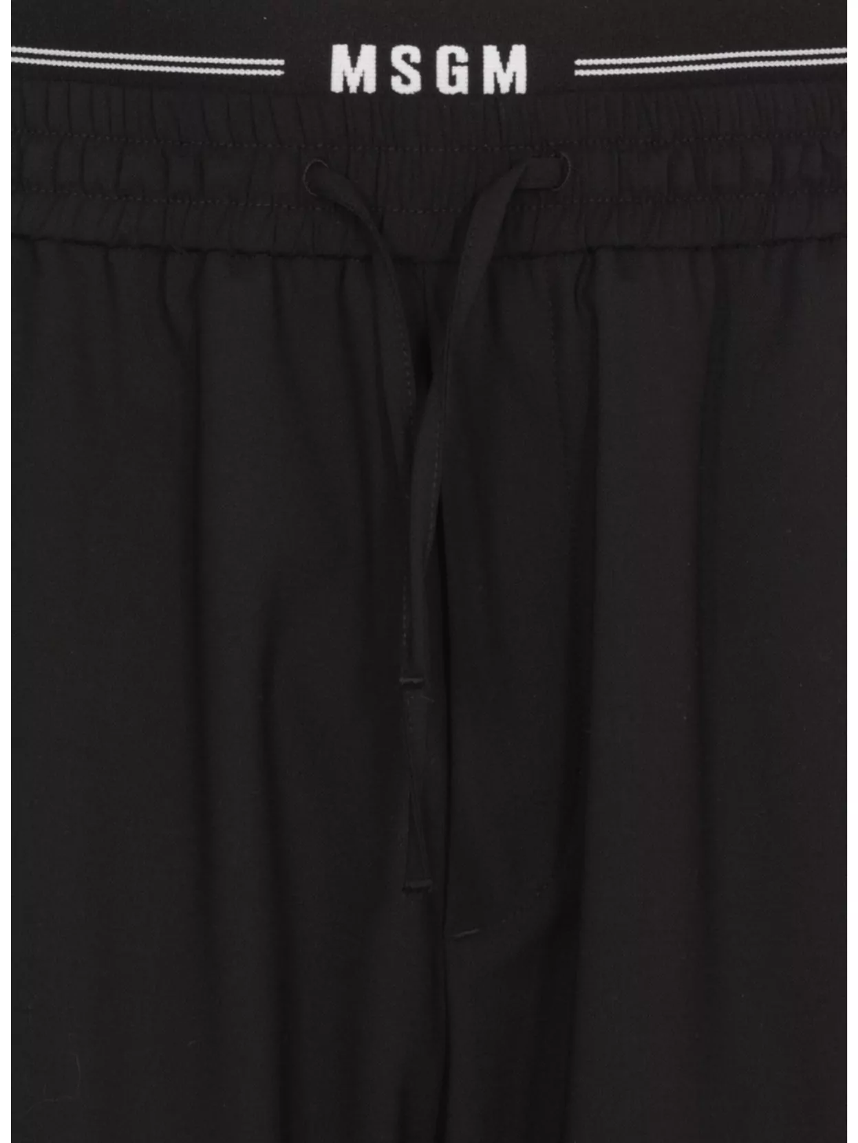 Msgm Straight Leg Wool Trousers