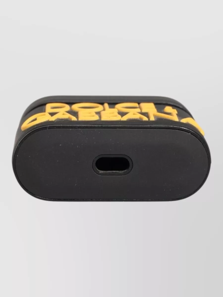 Dolce&Gabbana Rubber Logo Embossed Airpods Case