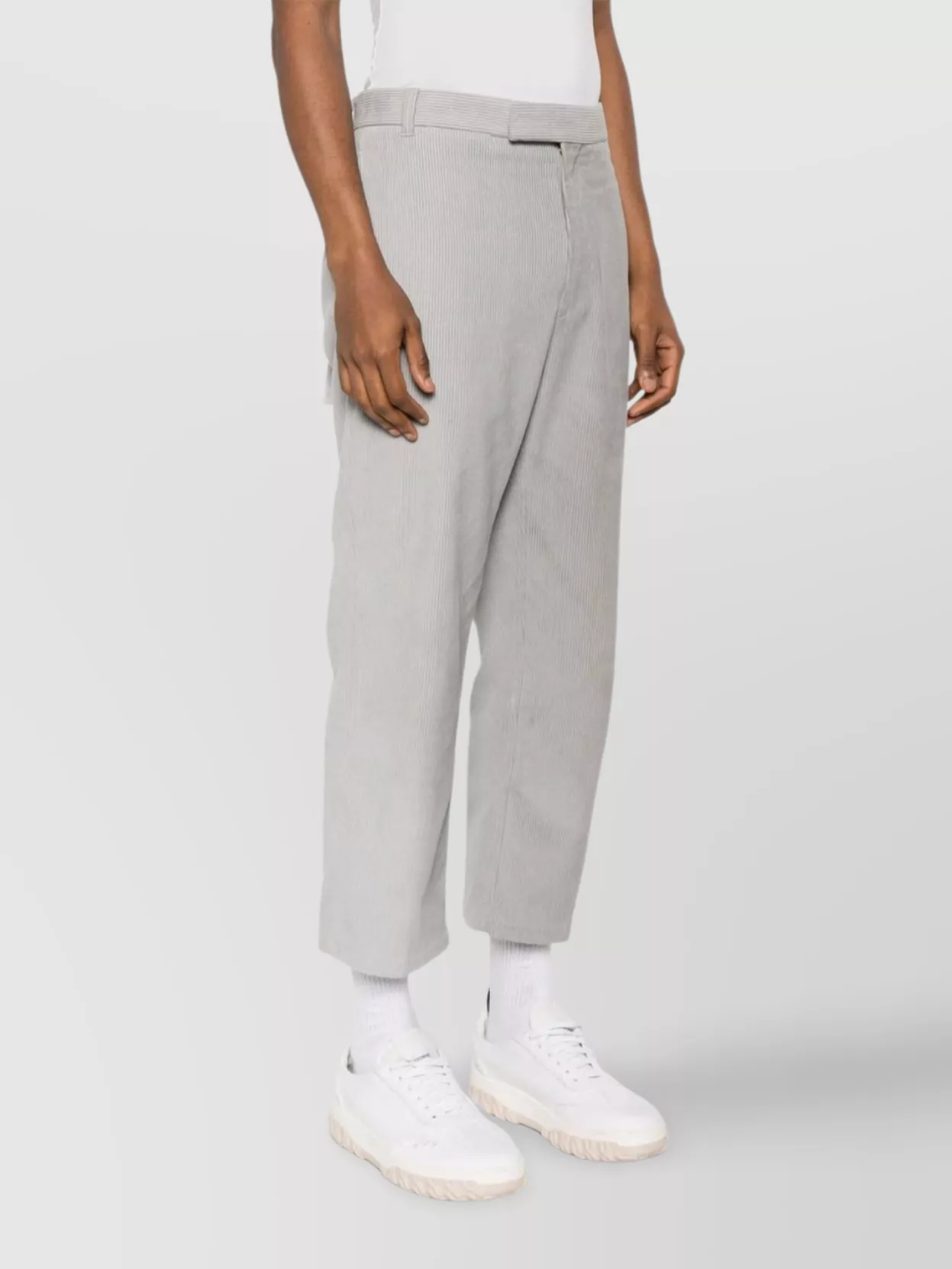 Thom Browne Straight-Leg Trousers Belt Loops