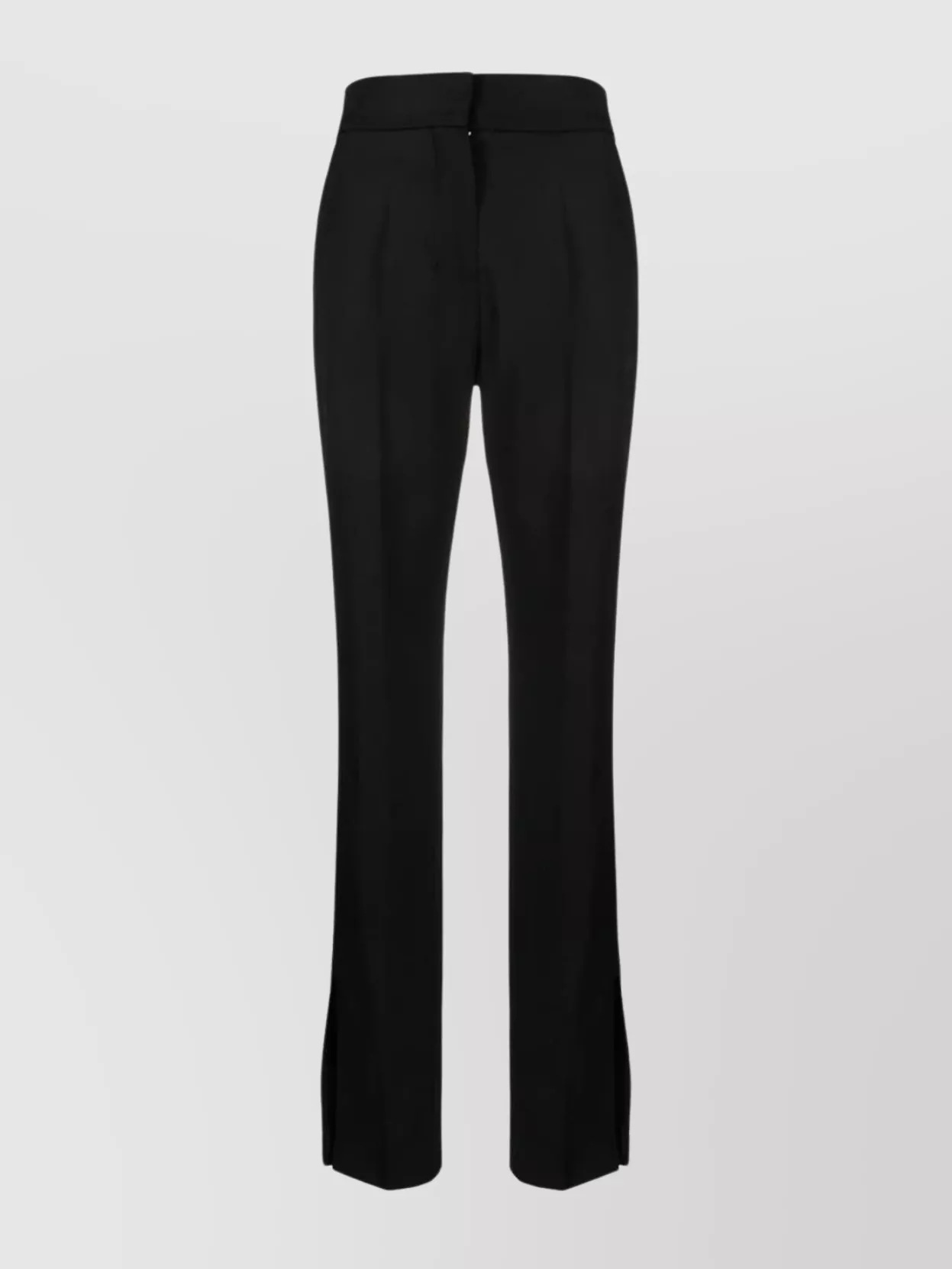 Shop Jacquemus High Waist Wide Leg Trousers In Black