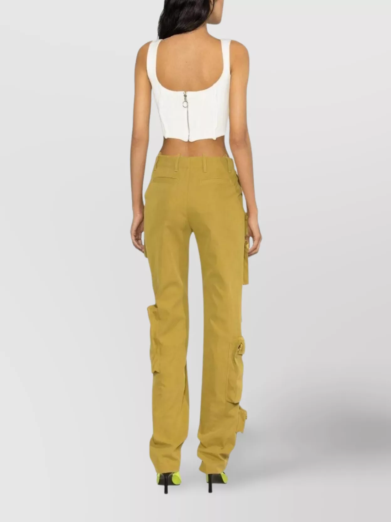 Off-White Multi-Pocket Straight-Leg Cargo Trousers