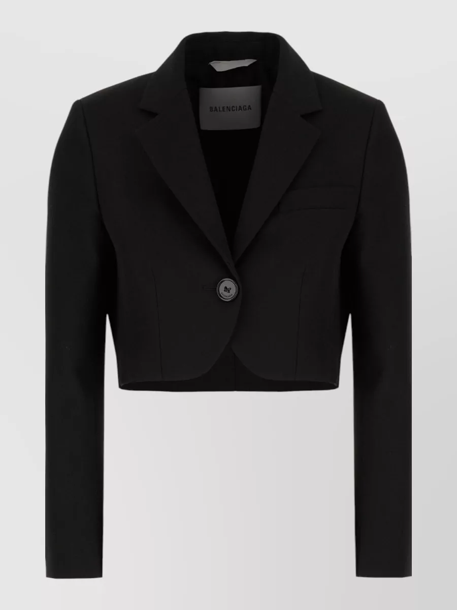 Balenciaga wool cropped blazer