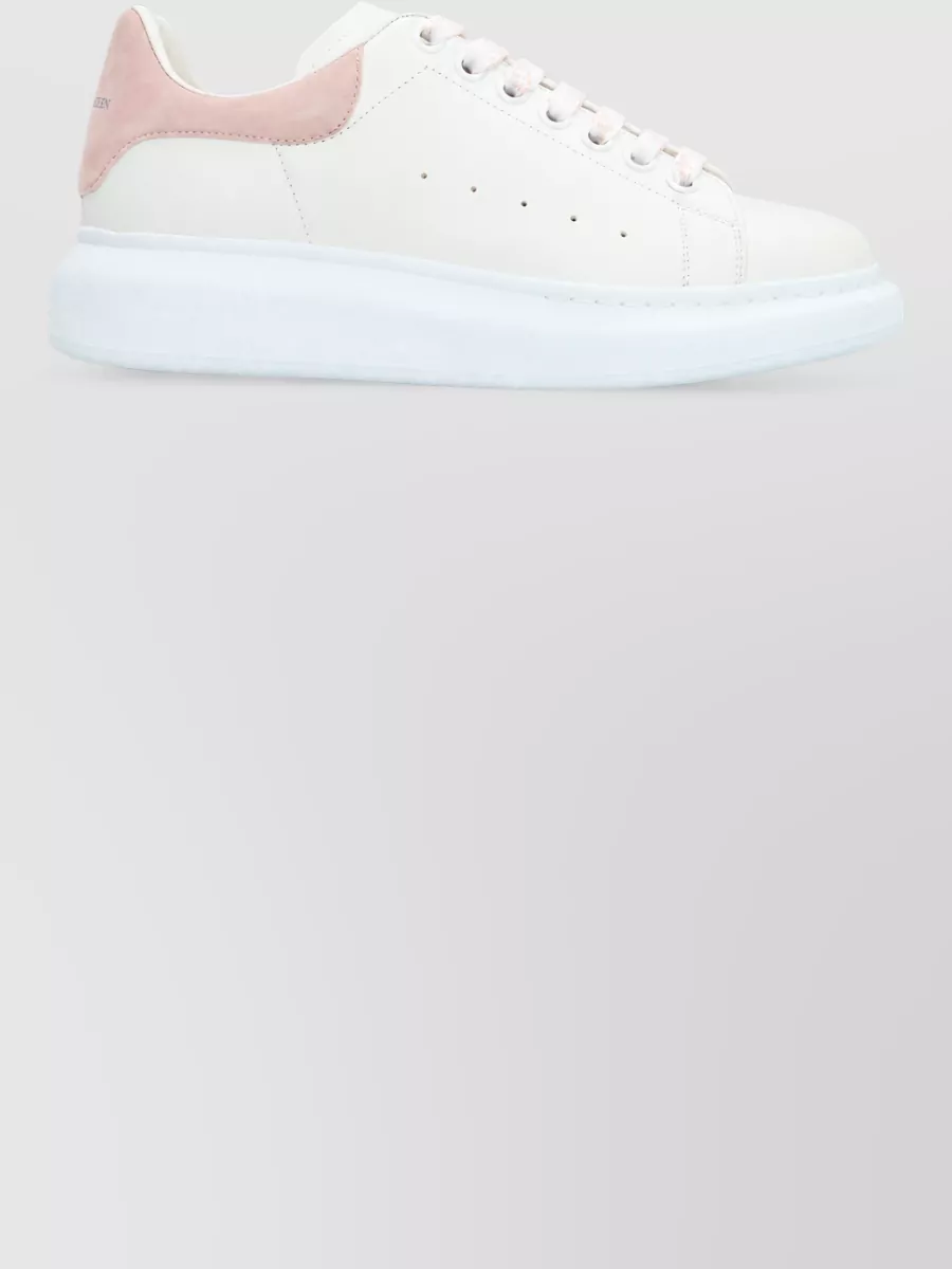 Mc Queen Leather Chunky Low-Top Sneakers