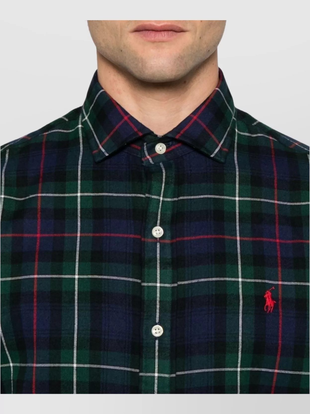 Ralph Lauren Casual Flannel Shirt Plaid Check