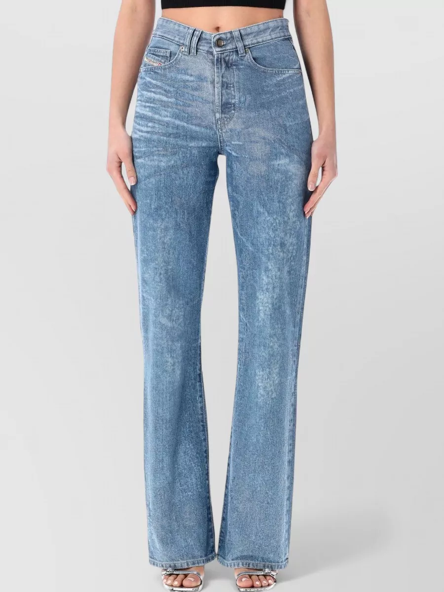 Diesel Denim relaxed-fit straight-leg jeans