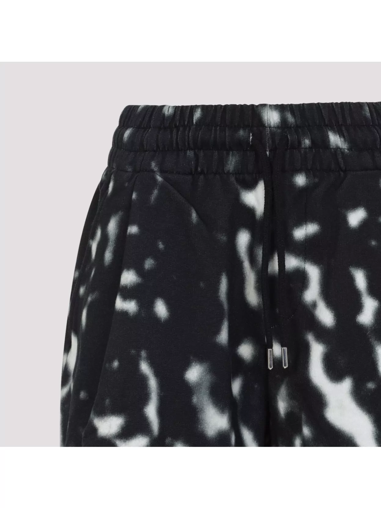 Shop Dries Van Noten Spotted Pattern Cotton Shorts