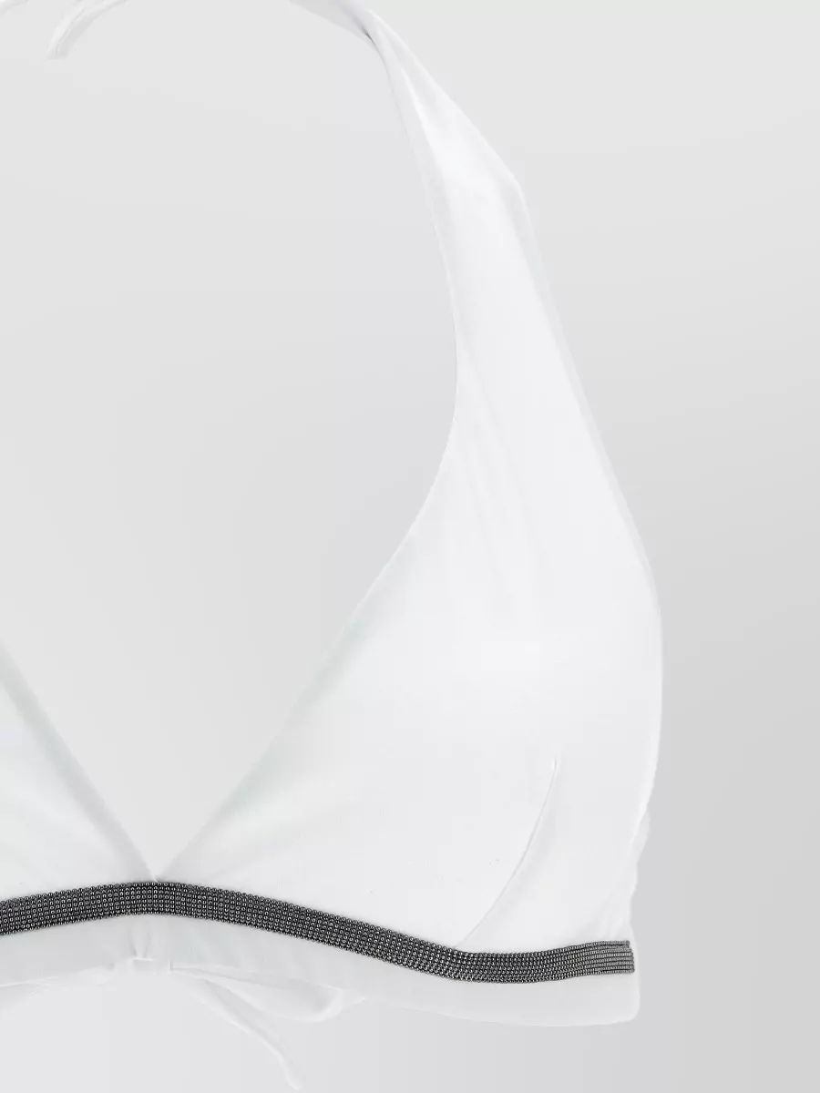 Brunello Cucinelli Technical Jersey Bikini Top
