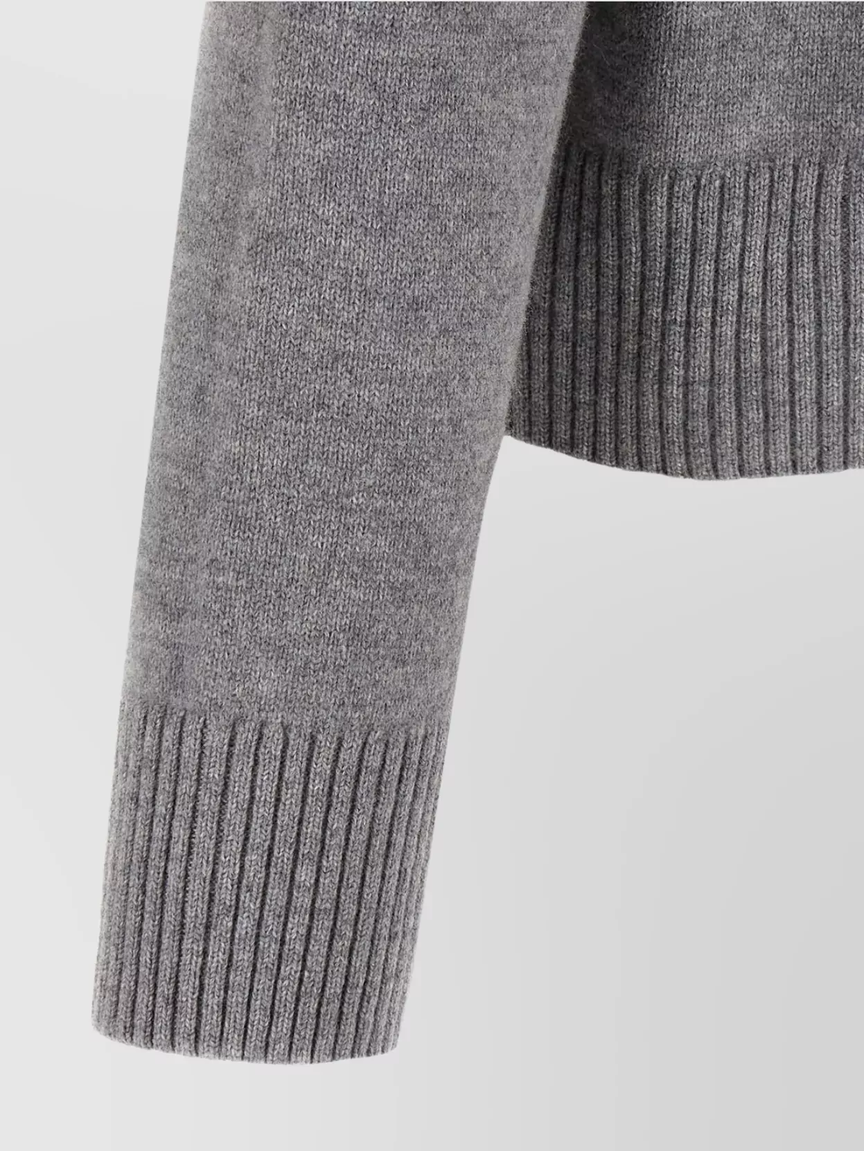 Ami Paris Puff Logo Patch Sweater