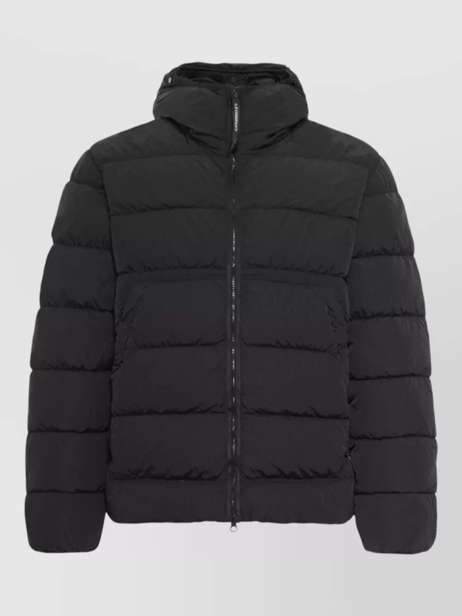 C.P. Company down quilted hooded padded coat