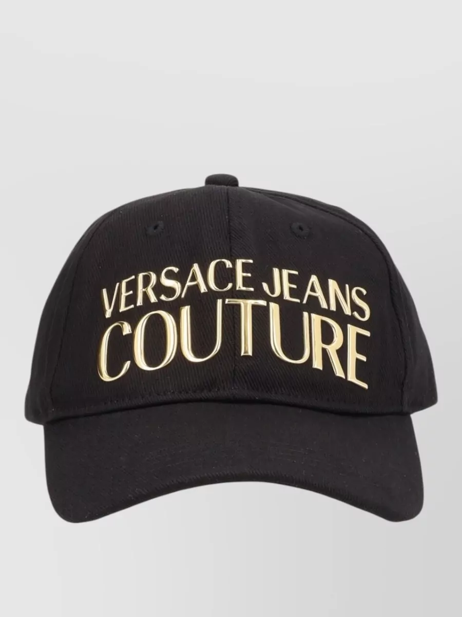 Versace Jeans Couture cotton logo baseball cap