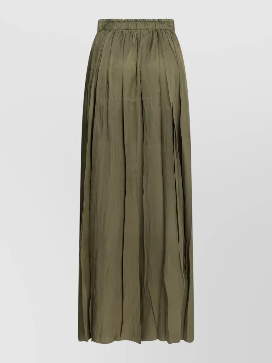 Sa Su Phi Viscose Pleated Maxi Skirt