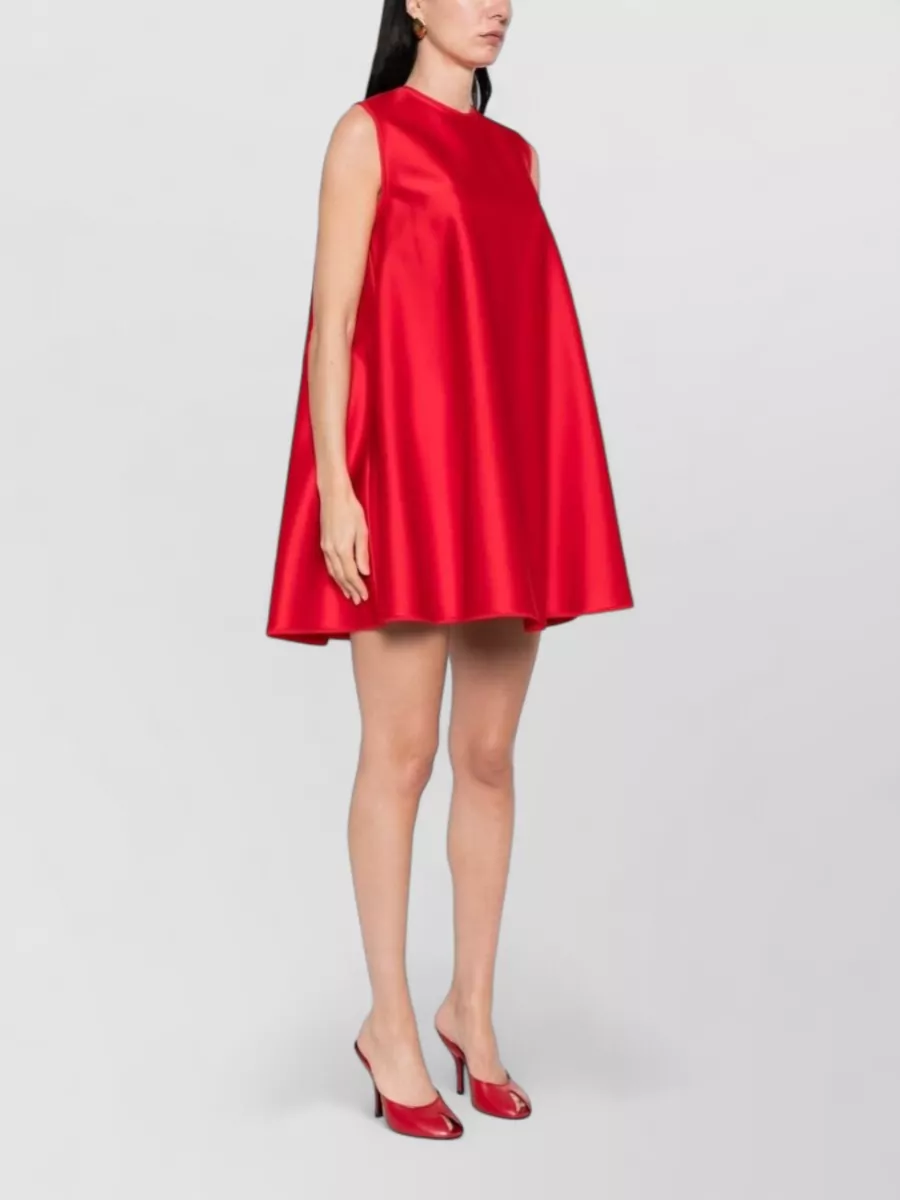 Stella Mccartney Satin Sleeveless A-Line Mini Dress