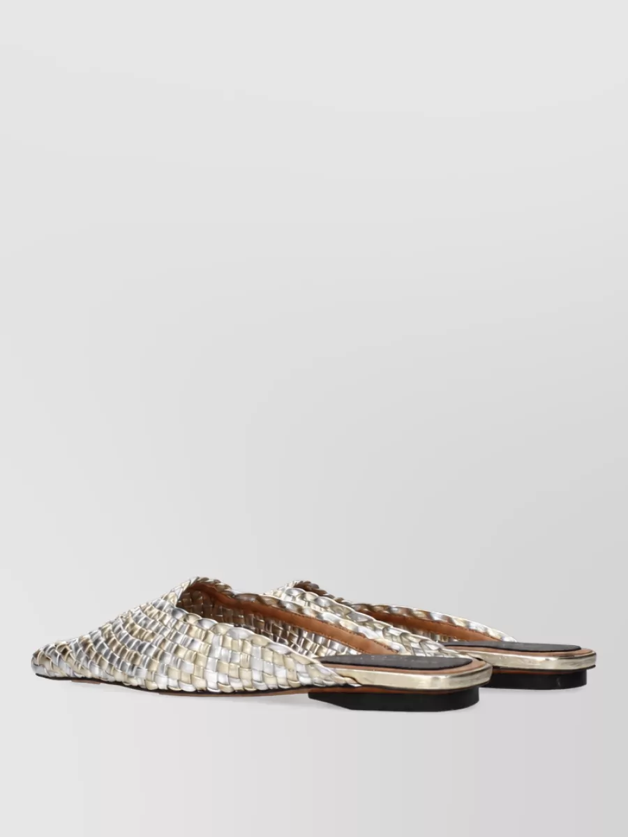 Stella Mccartney Metallic Mules