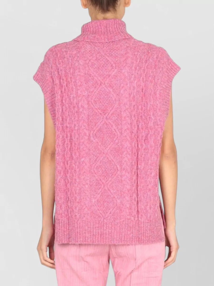 Baum Und Pferdgarten High Neck Cable-Knit Vest