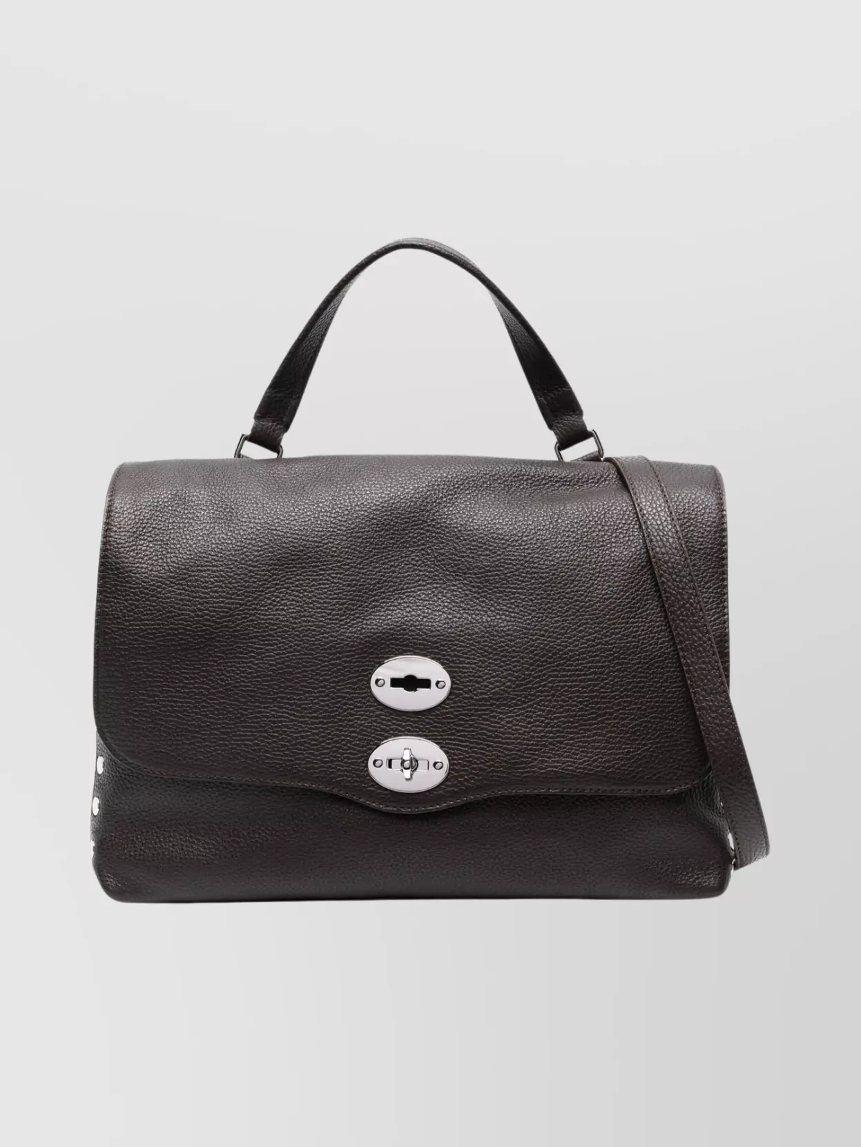 Zanellato Daily Clutch Bag With Handle And Strap In Black