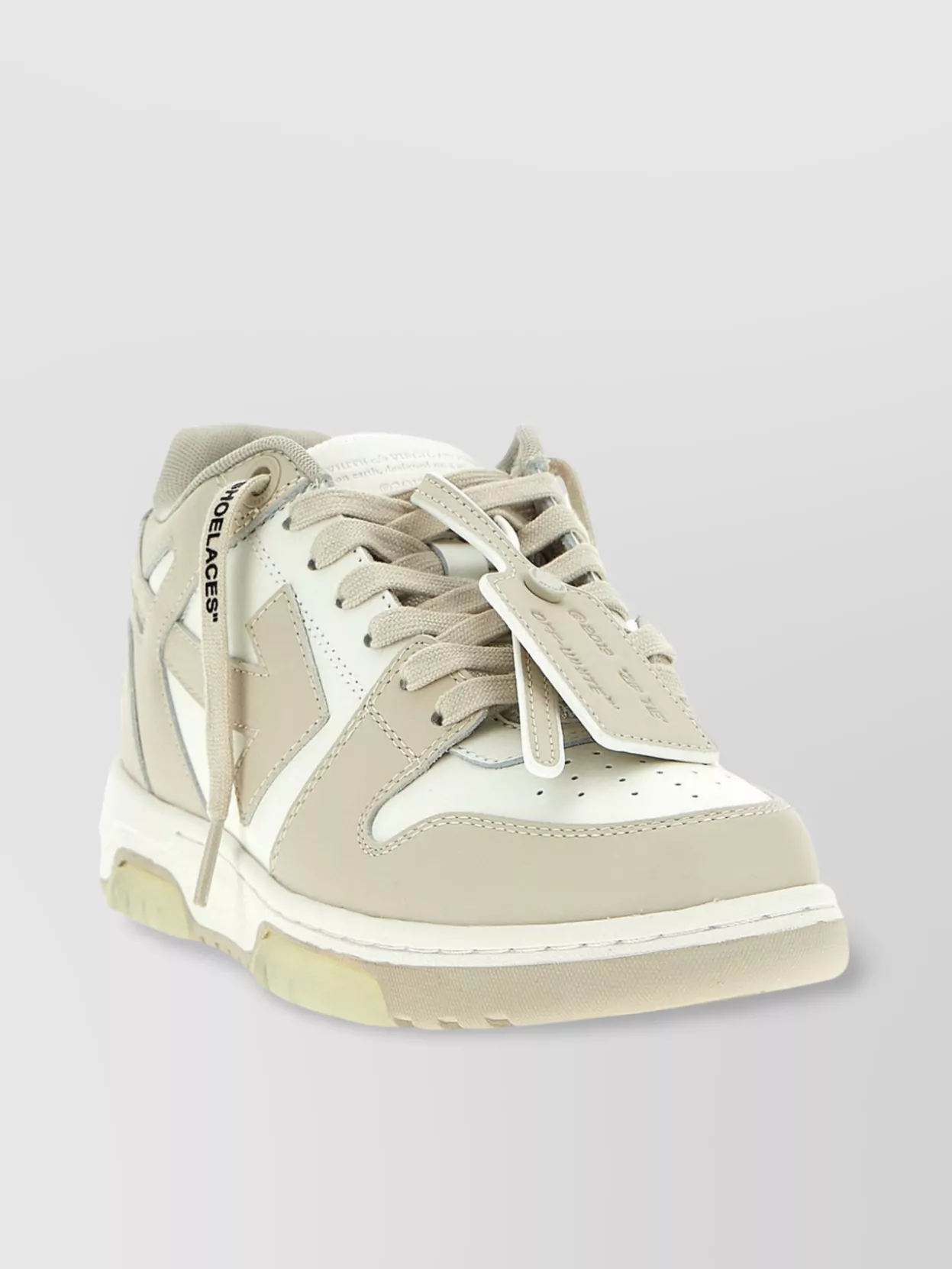 Off-White Leather Out Of Office Low-Top Sneakers