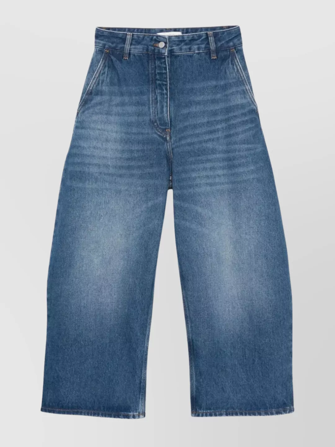 Studio Nicholson High-Rise Wide-Leg Denim Trousers