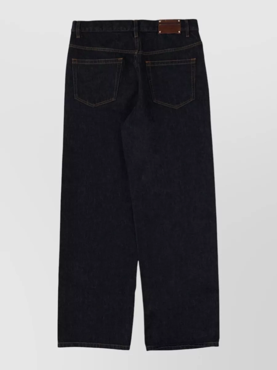 Dries Van Noten Denim Straight-Leg Jeans