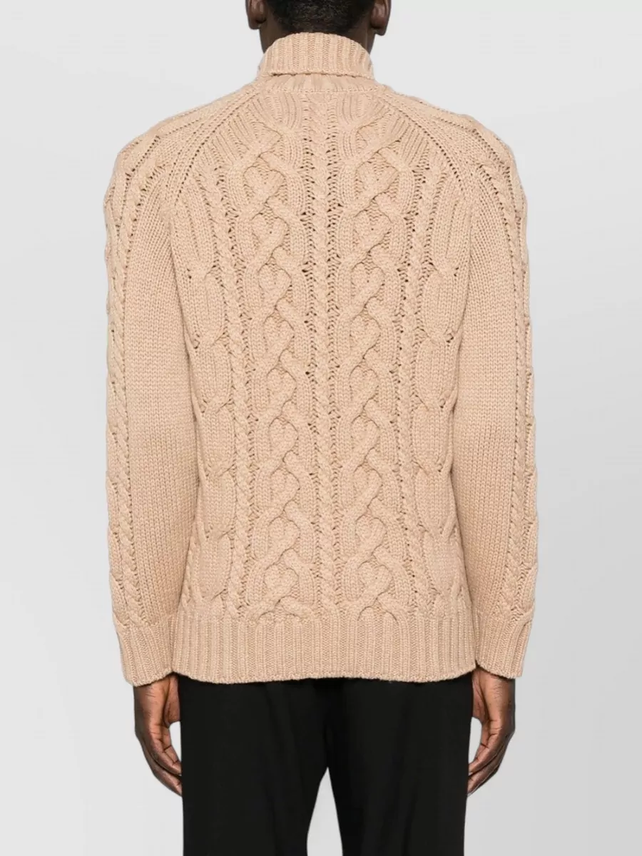 Brunello Cucinelli Cable-Knit Roll-Neck Cashmere Jumper