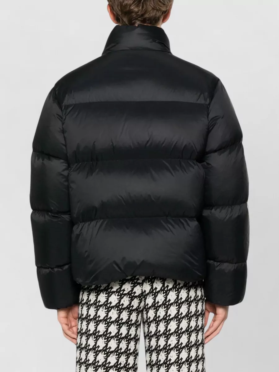 Amiri Bones Patch High Collar Puffer Jacket
