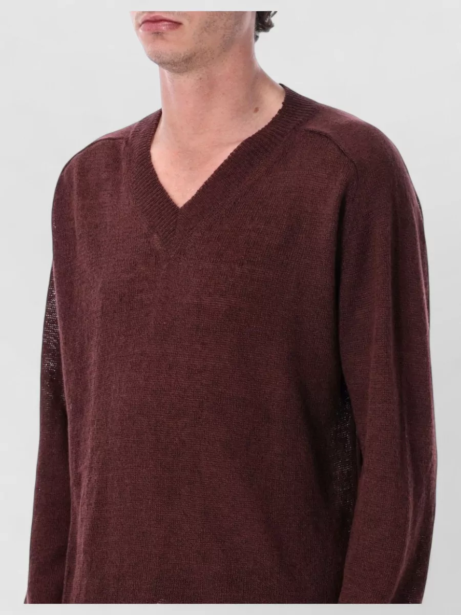 Our Legacy Linen V-Neck Sweater