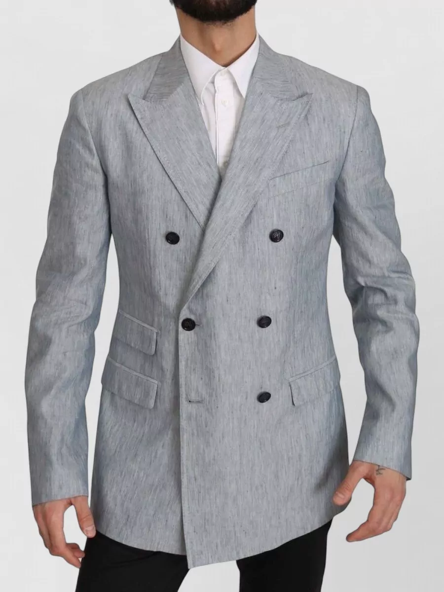 Dolce&Gabbana silk double-breasted blazer