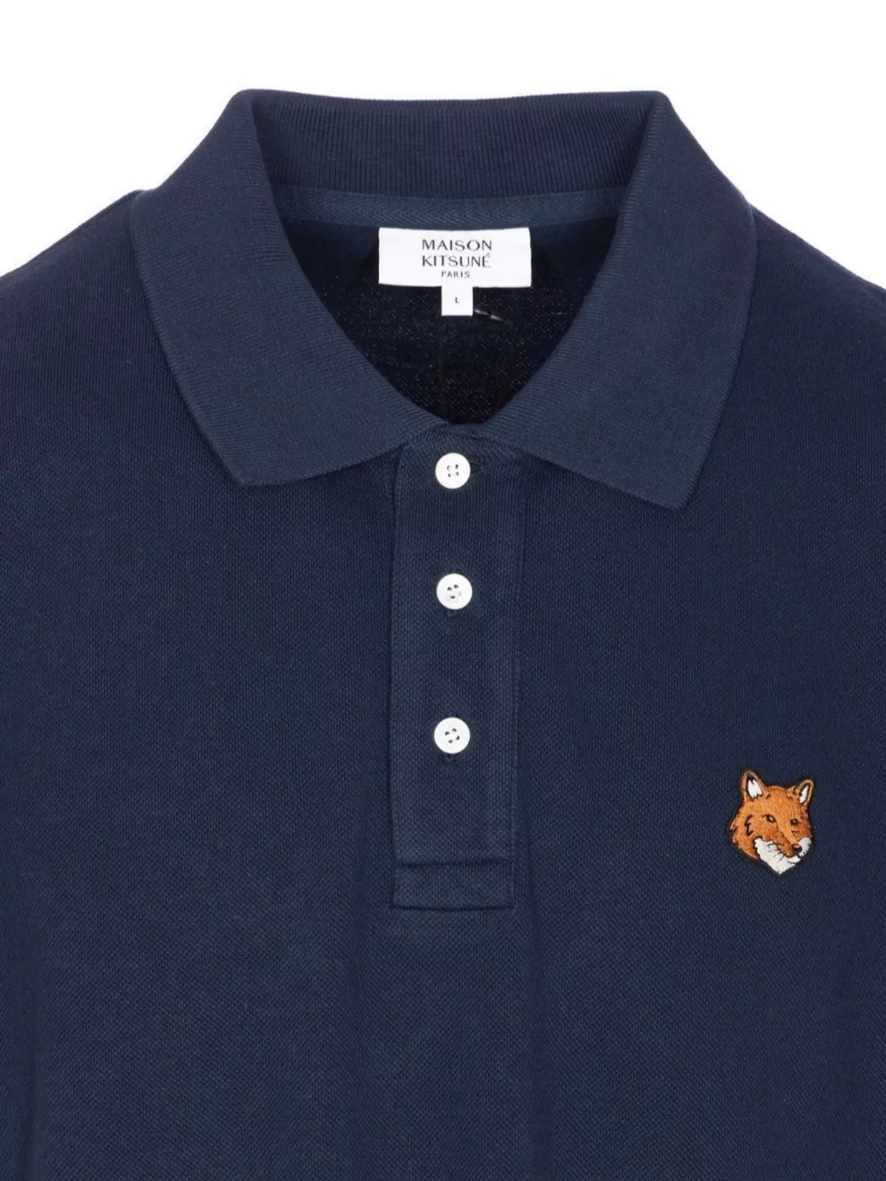 Maison Kitsuné Regular Fit Polo Shirt With Short Sleeves
