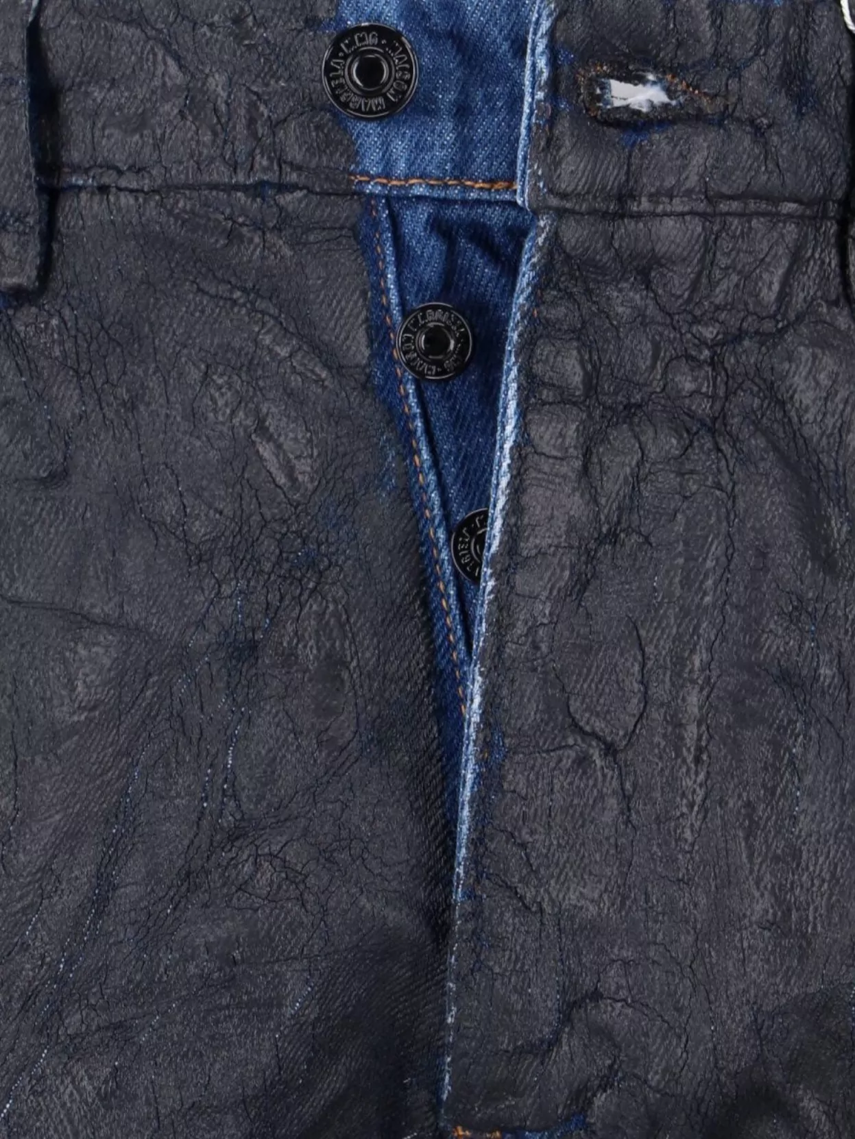 Mm6 Maison Margiela Textured Trousers With Pockets And Loops