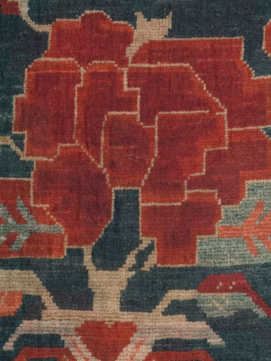 Pierre Louise Mascia Cashmere Floral-Print Square Scarf