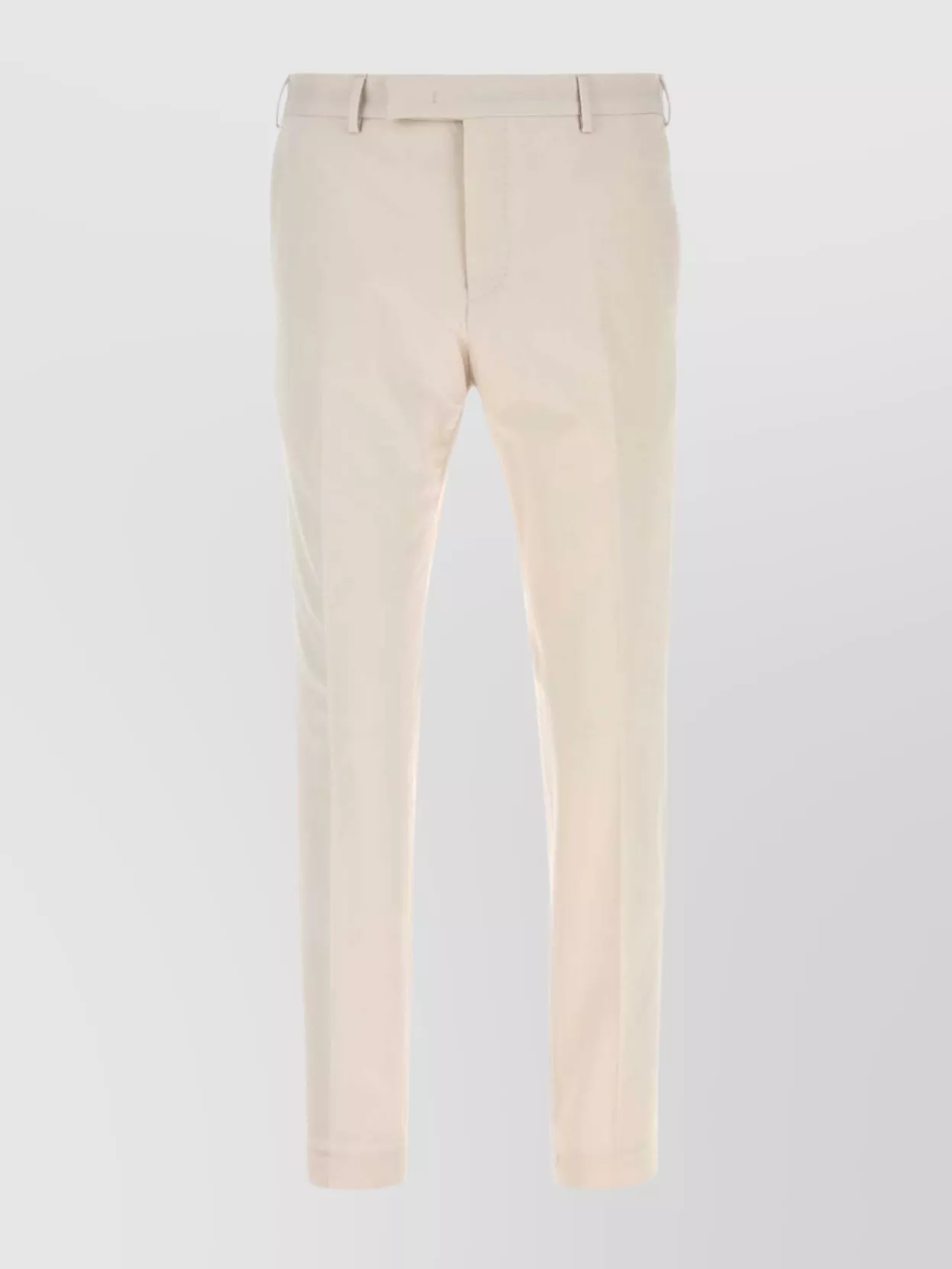 Pt Torino Wool Stretch Pant With Back Pockets In Neutral