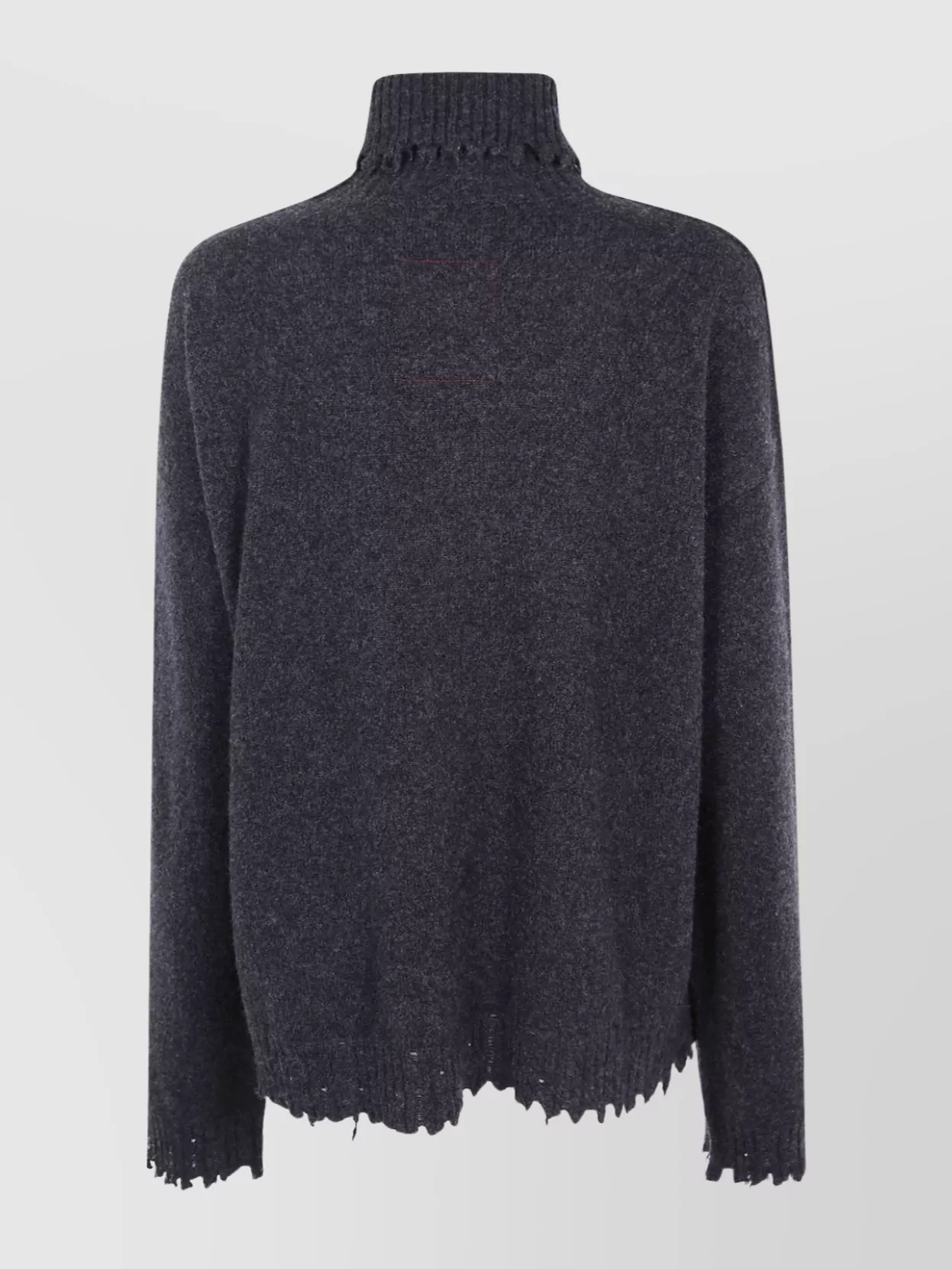 Uma Wang Cozy Turtleneck Long Sleeve Knit Top In Blue