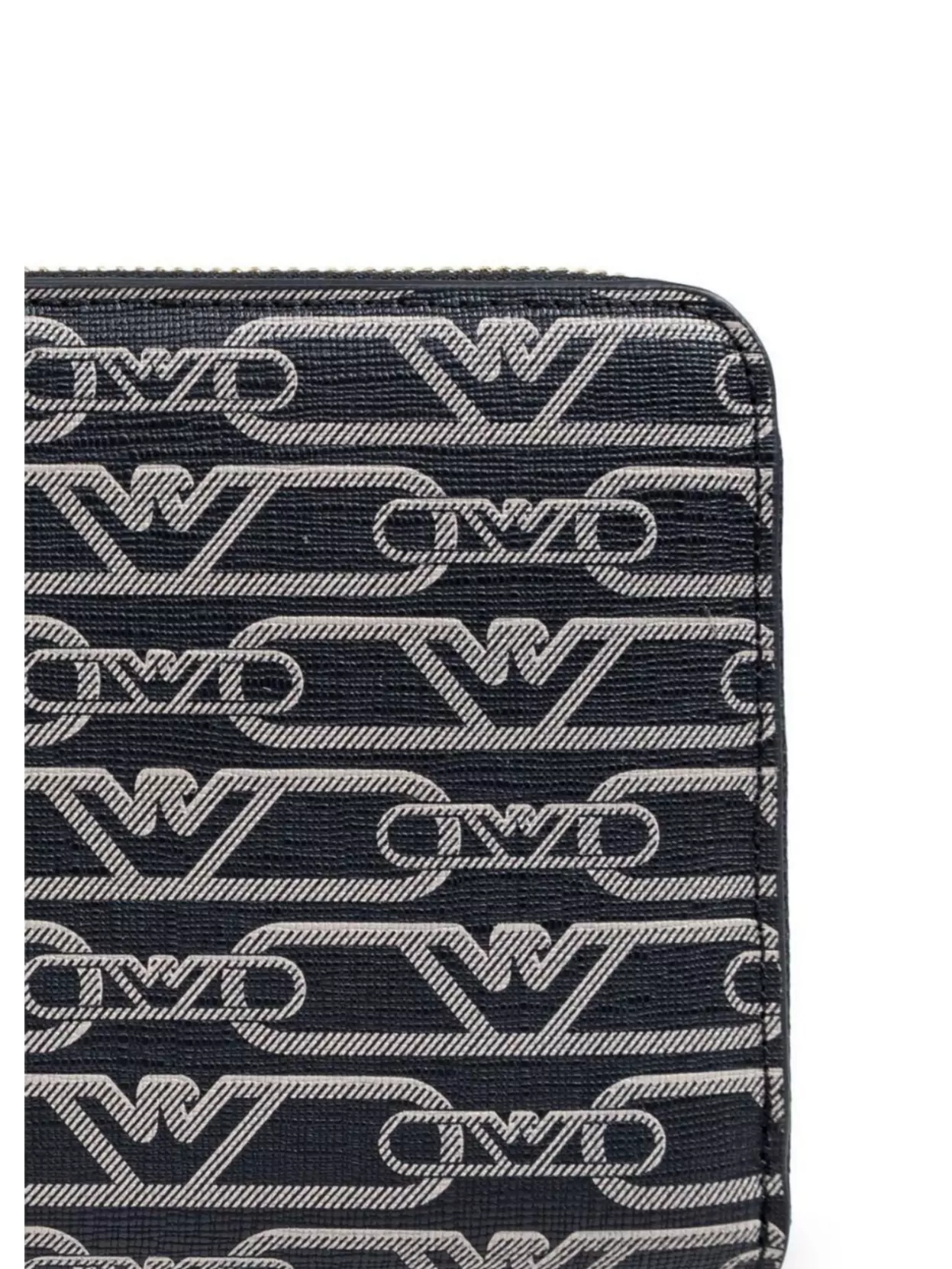 Emporio Armani Logo Print Continental Wallet