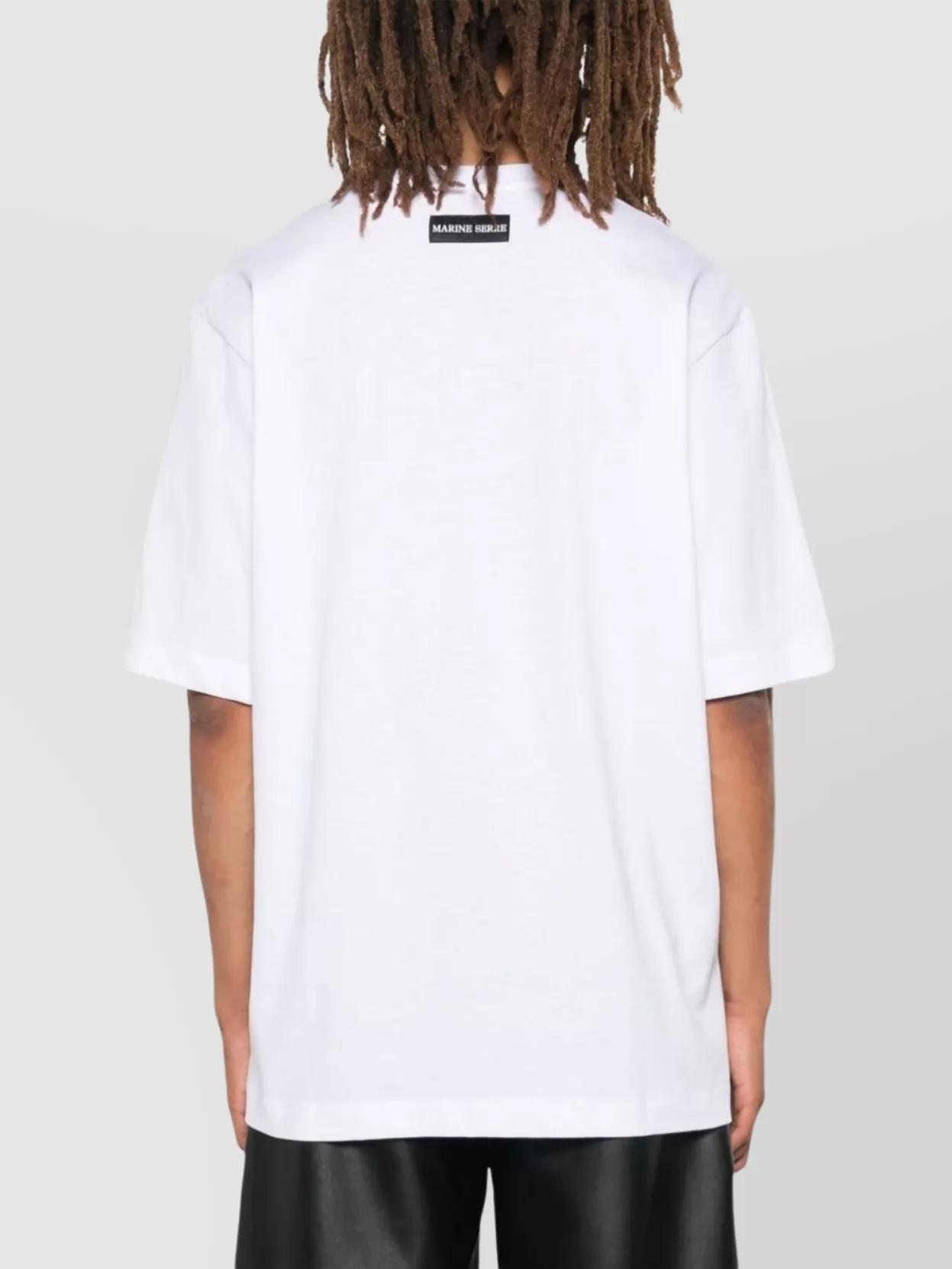 Marine Serre Lunar Organic Cotton Crew Neck T-Shirt