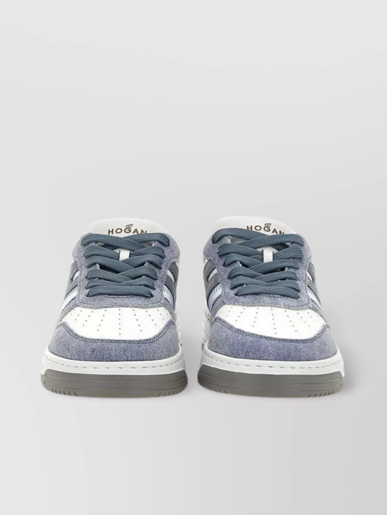 Shop Hogan High Sole Sneakers With Fabric Case