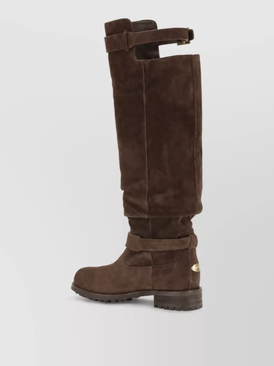 Jimmy Choo Leather Over-The-Knee Boots
