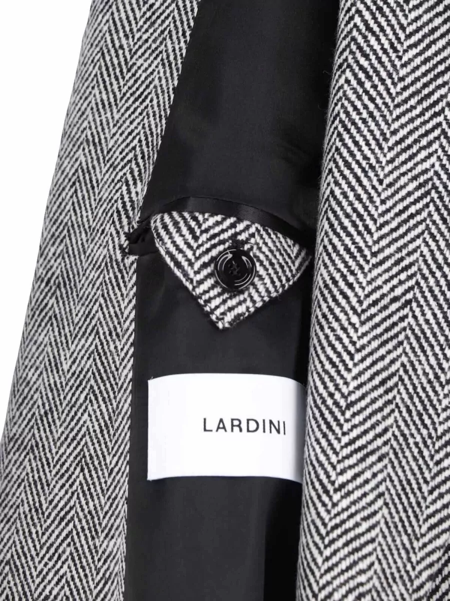 Lardini Virgin Wool Double Breasted Coat